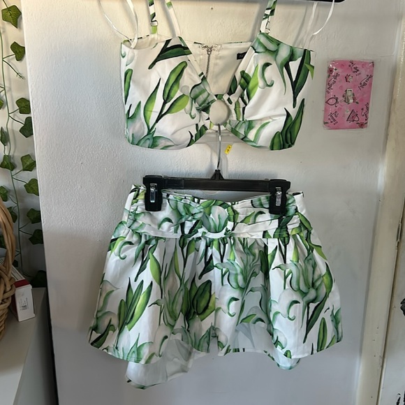 Fashion Nova Other - Fashion nova crop top and skirt set
